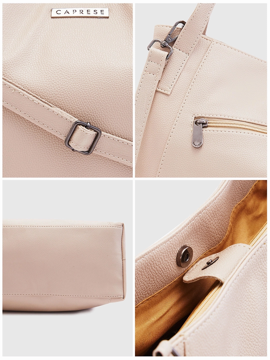 Caprese Coco Large Clay Satchel Bag