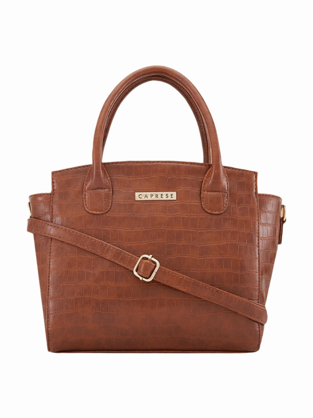 Caprese Cristina Medium Brown Satchel Bag