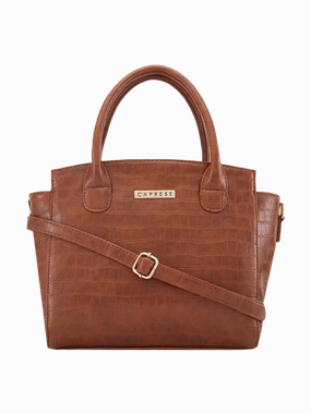 Caprese Cristina Medium Brown Satchel Bag