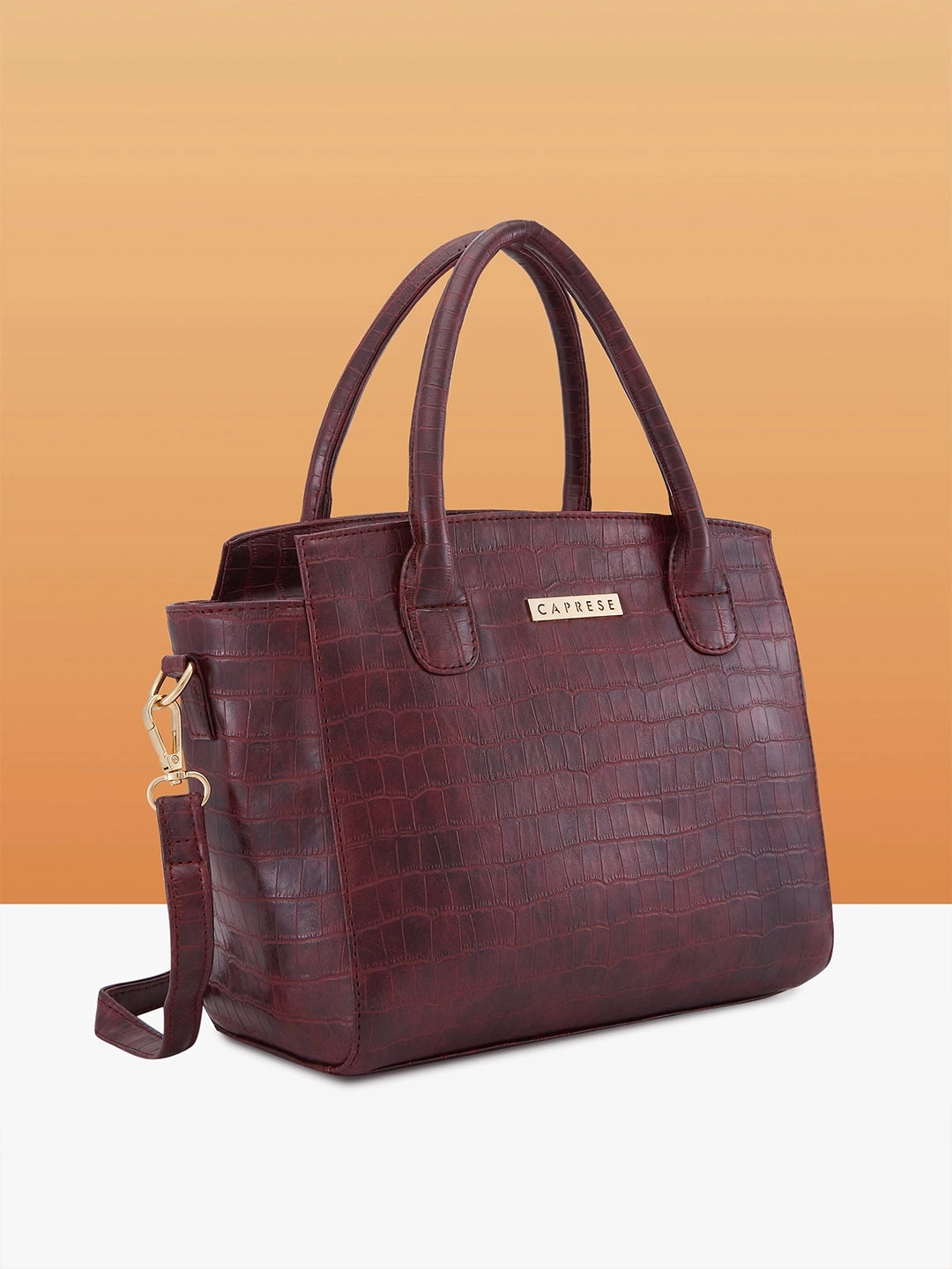 Caprese Cristina Medium Cherry Satchel Bag
