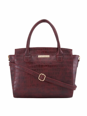 Caprese Cristina Medium Cherry Satchel Bag