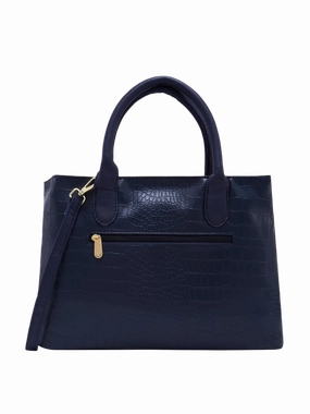 Caprese Cynthia Medium Navy Satchel Bag