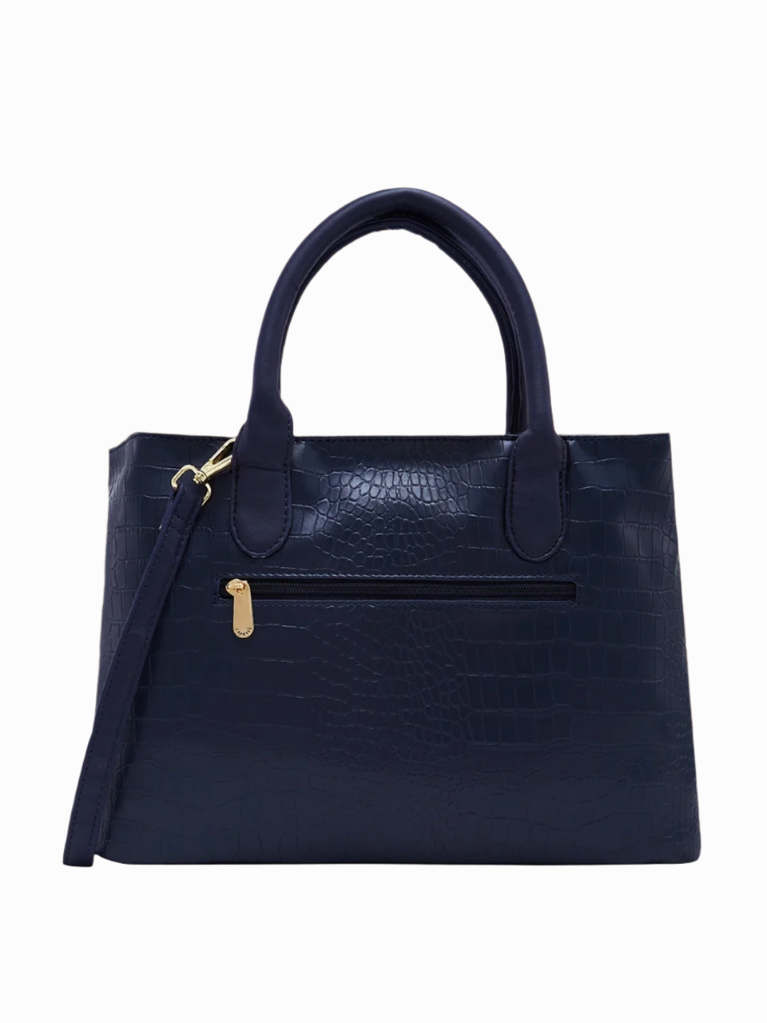Caprese Cynthia Medium Navy Satchel Bag