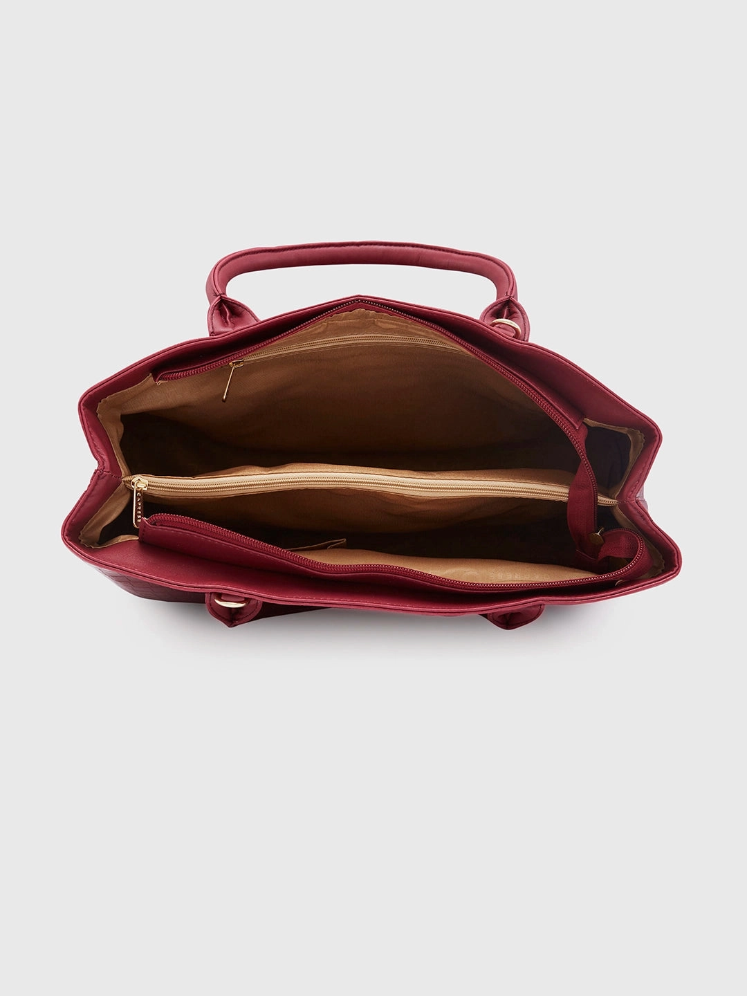 Caprese Cynthia Medium Plum Satchel Bag