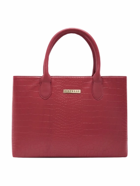 Caprese Cynthia Medium Plum Satchel Bag