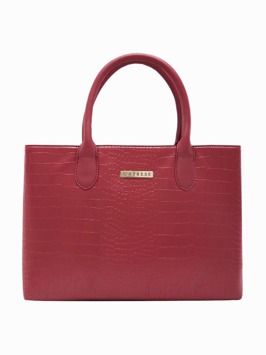 Caprese Cynthia Medium Plum Satchel Bag