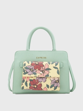 Caprese Daphne Medium Mint Satchel Bag