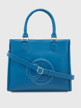 Caprese Dora Large Teal Satchel Bag