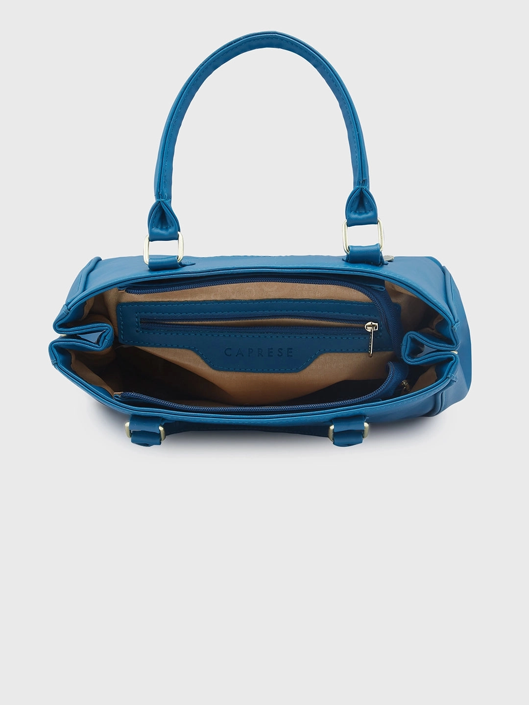 Caprese Dora Large Teal Satchel Bag