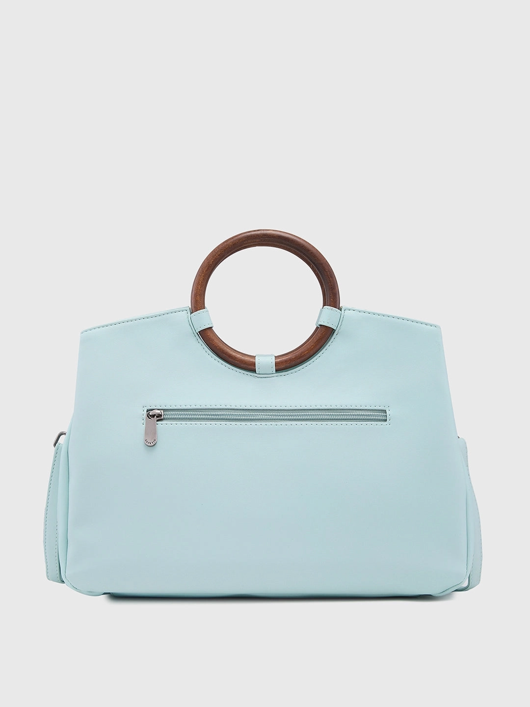 Caprese Edwina Large Aqua Satchel Bag