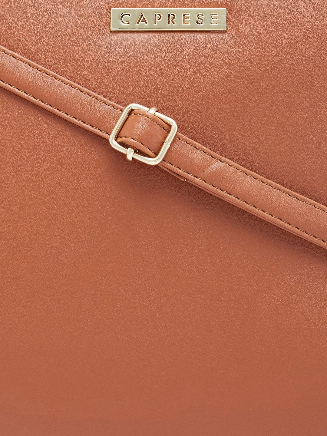 Caprese Edwina Medium Brown Satchel Bag