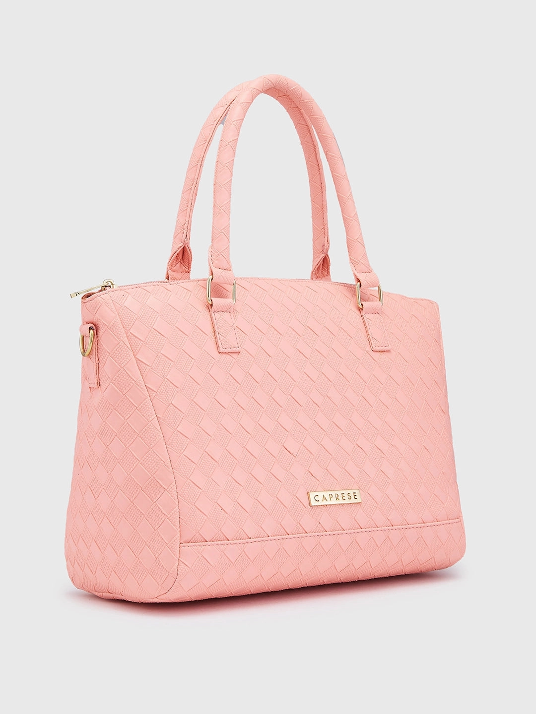 Caprese Eleana Large Blush Satchel Bag
