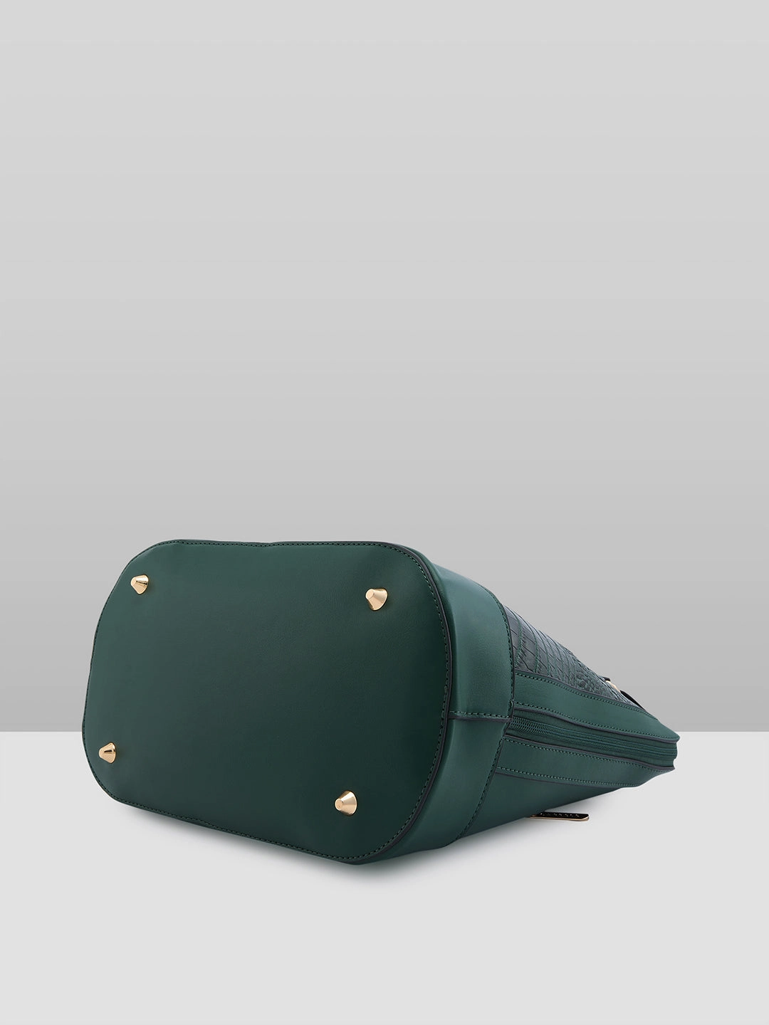 Caprese Felix Medium Green Satchel Bag