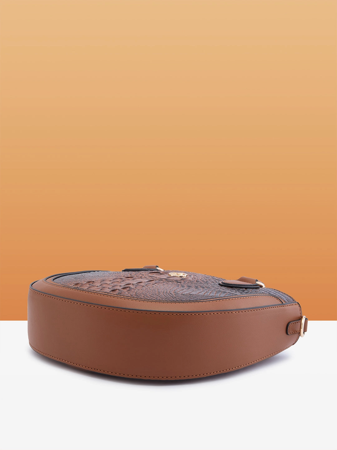 Caprese Felix Small Tan Satchel Bag