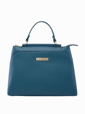 Caprese Fernanda Small Forest Green Satchel Bag