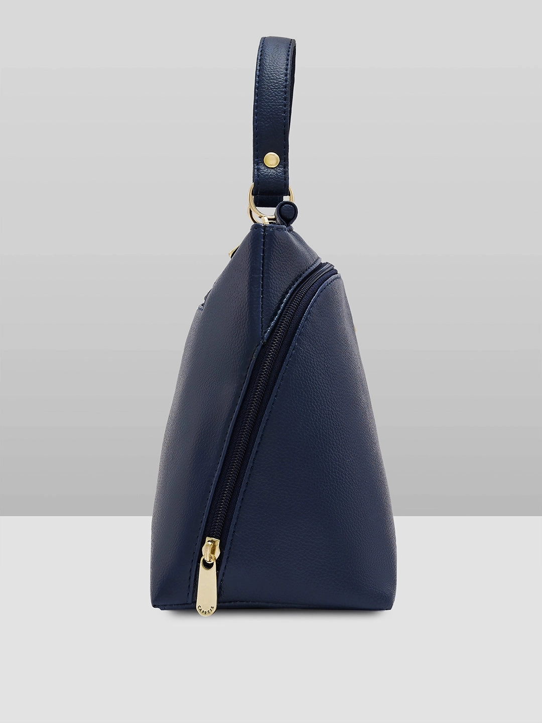 Caprese Fernanda Small Navy Satchel Bag