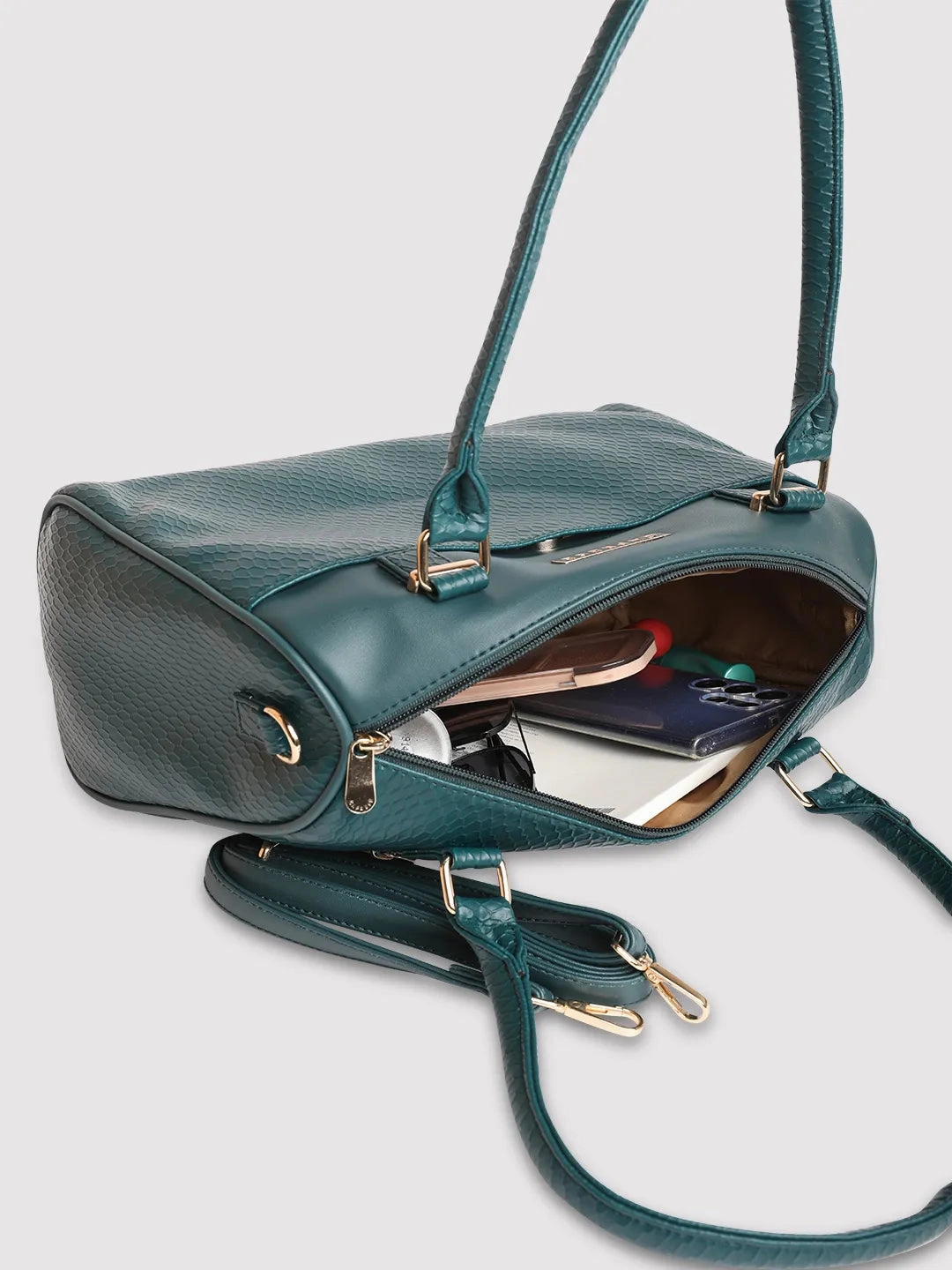 Caprese Fiona Medium Beige Satchel Bag