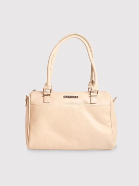 Caprese Fiona Medium Beige Satchel Bag
