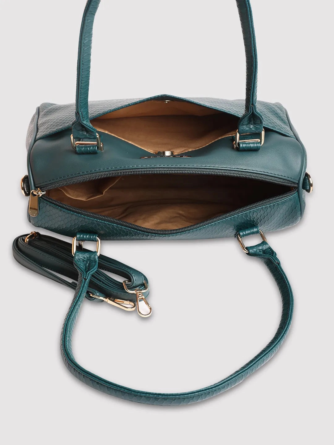 Caprese Fiona Medium Beige Satchel Bag
