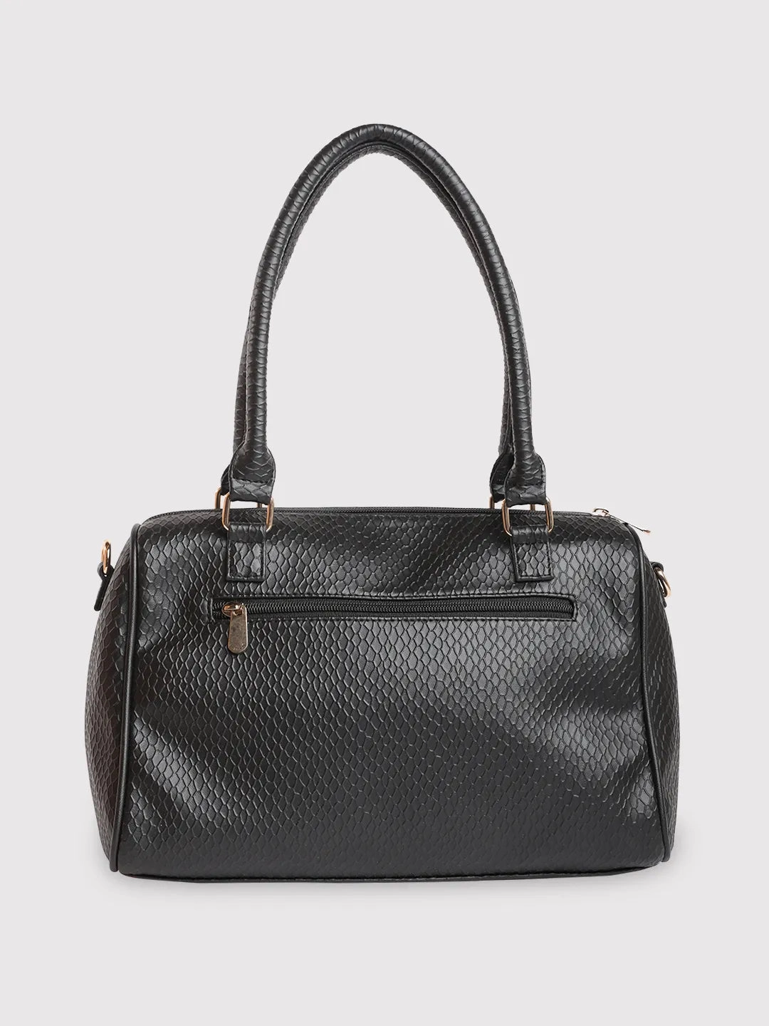 Caprese Fiona Medium Black Satchel Bag