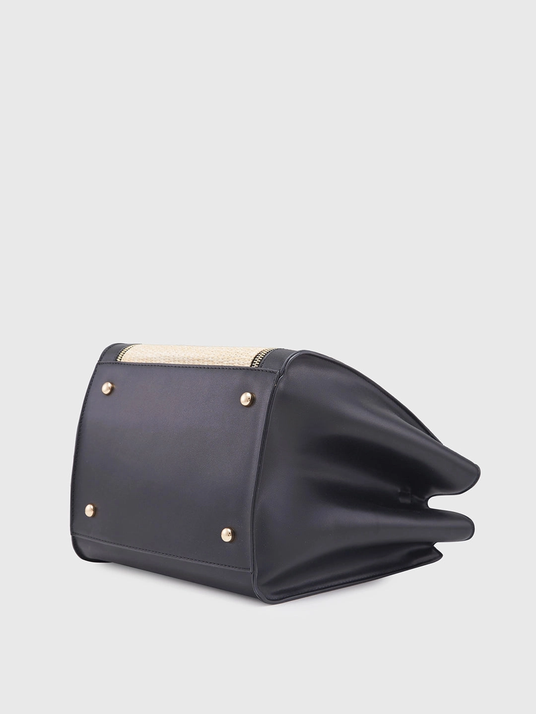 Caprese Georgia Medium Black Satchel Bag