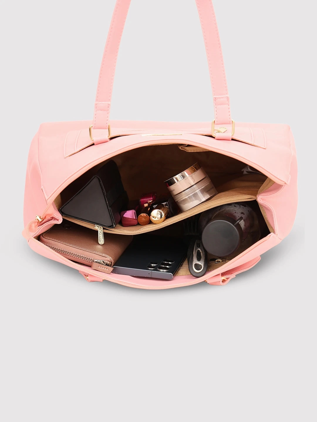Caprese Ginty Medium Berry Satchel Bag
