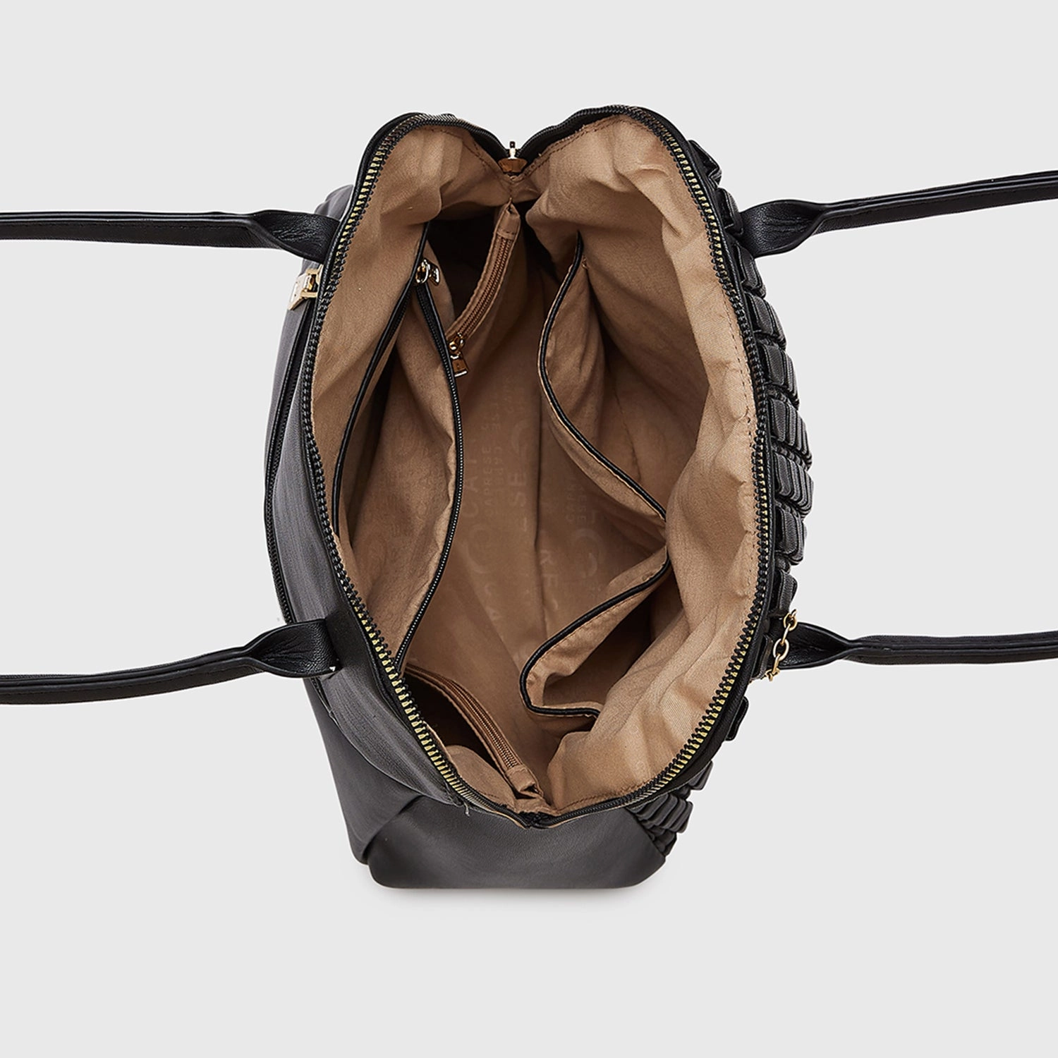 Caprese Havana Large Black Hobo Bag