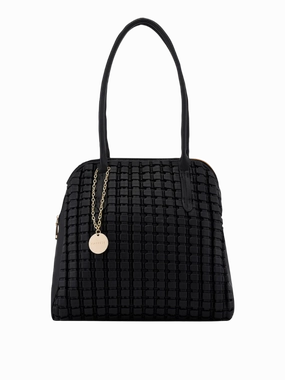 Caprese Havana Large Black Hobo Bag