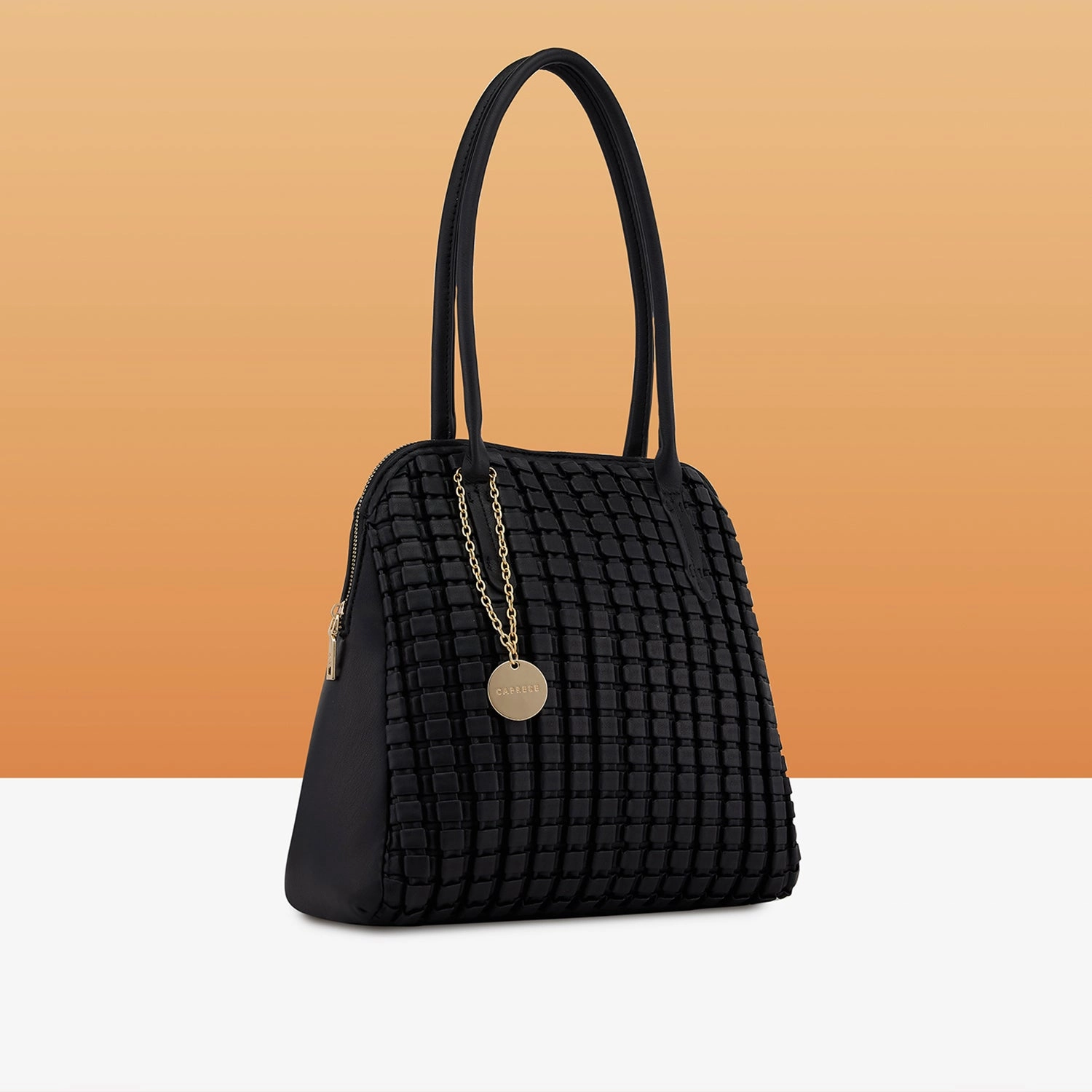 Caprese Havana Large Black Hobo Bag