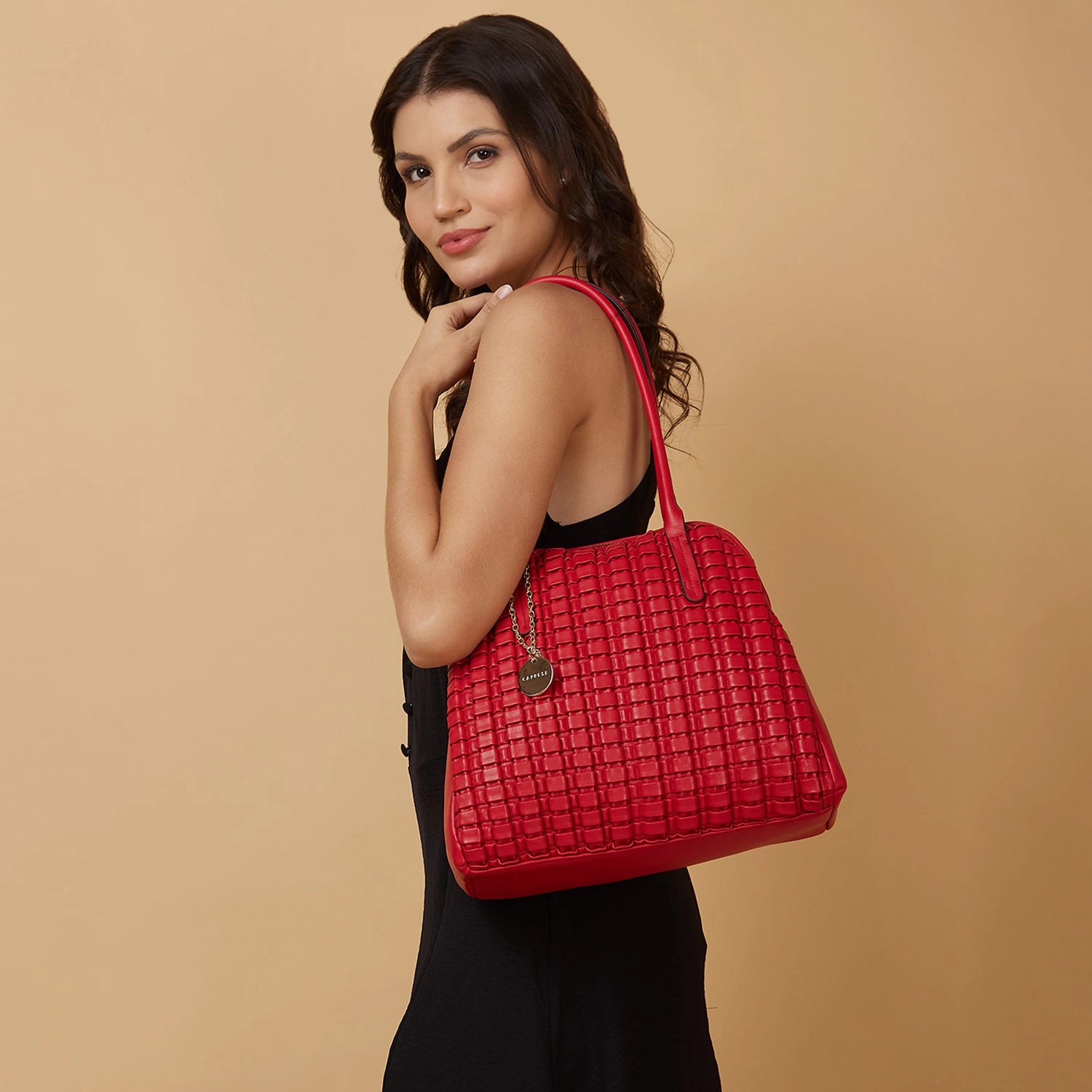 Caprese Havana Large Terra Satchel Bag