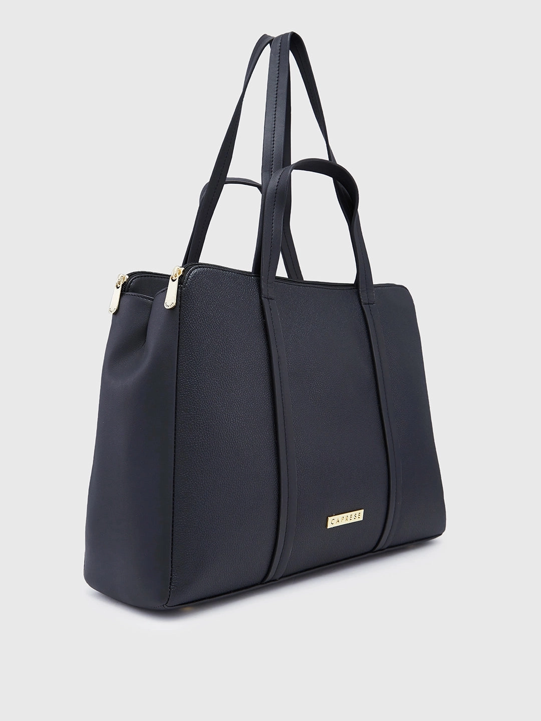 Caprese Jamie Medium Black Satchel Bag