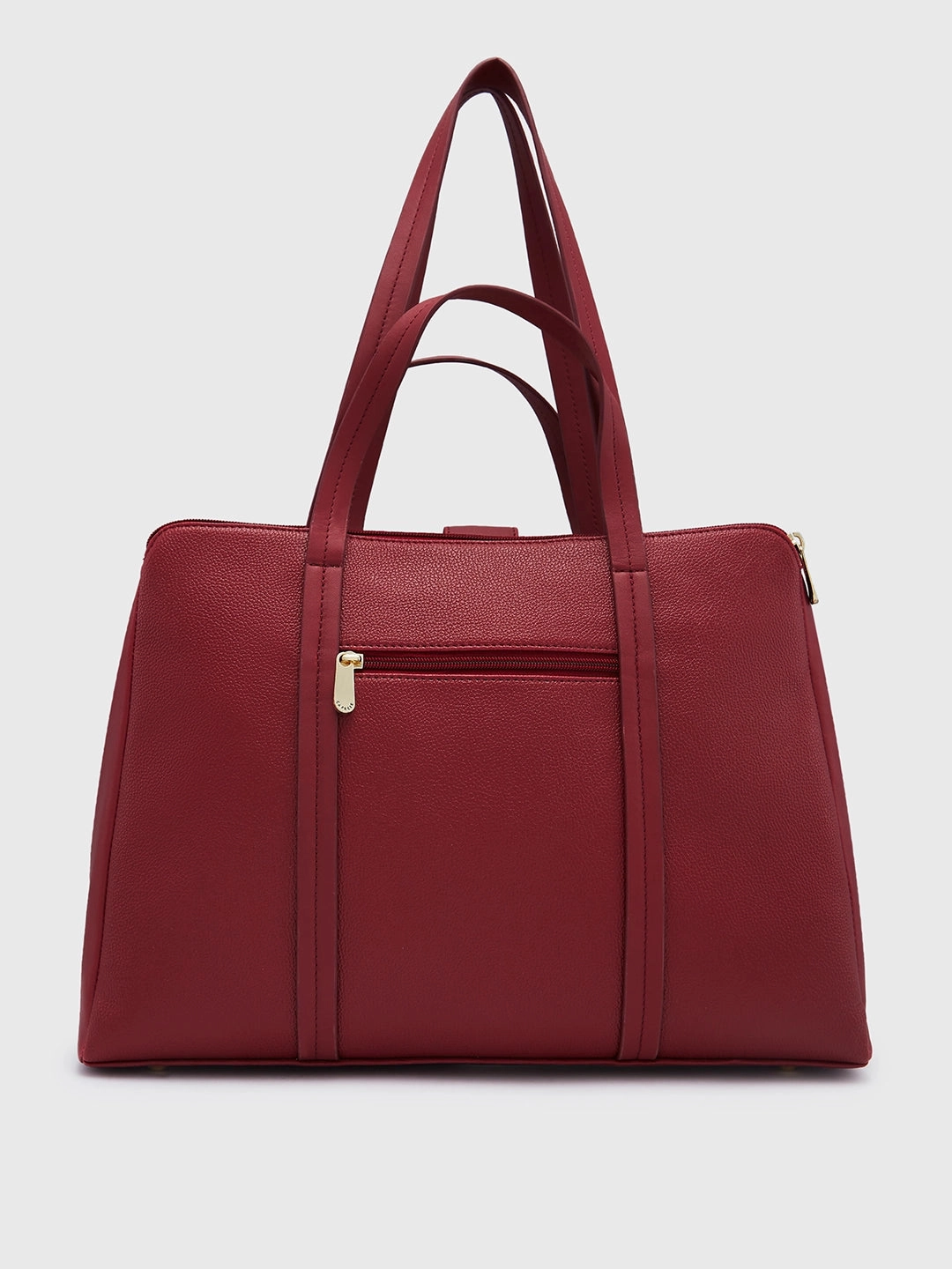 Caprese Jamie Medium Maroon Satchel Bag