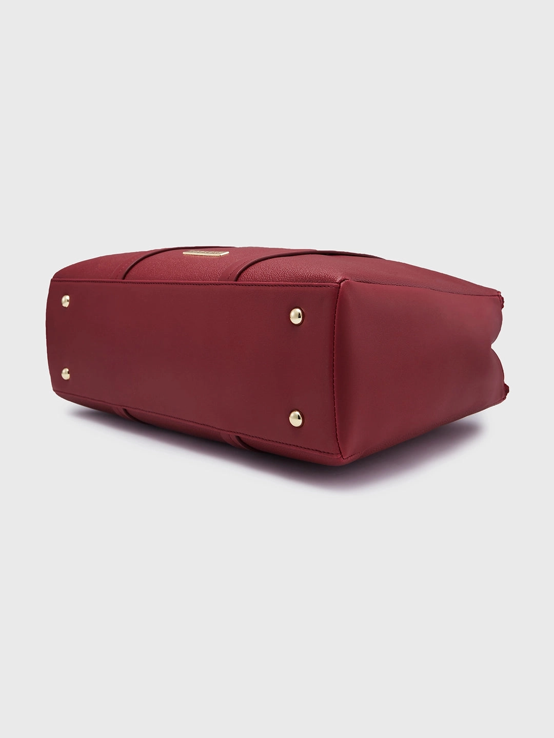 Caprese Jamie Medium Maroon Satchel Bag