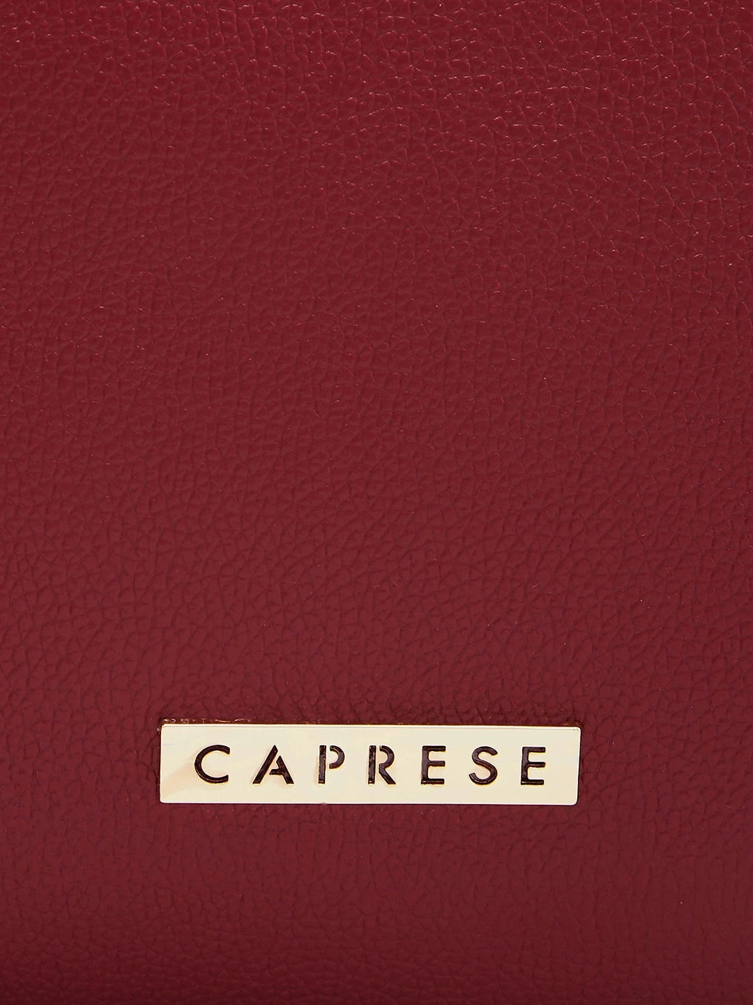 Caprese Jamie Medium Maroon Satchel Bag