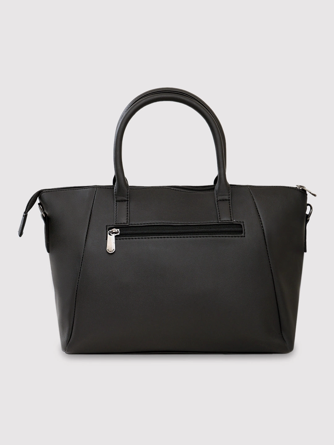 Caprese Jessy Small Black Satchel Bag