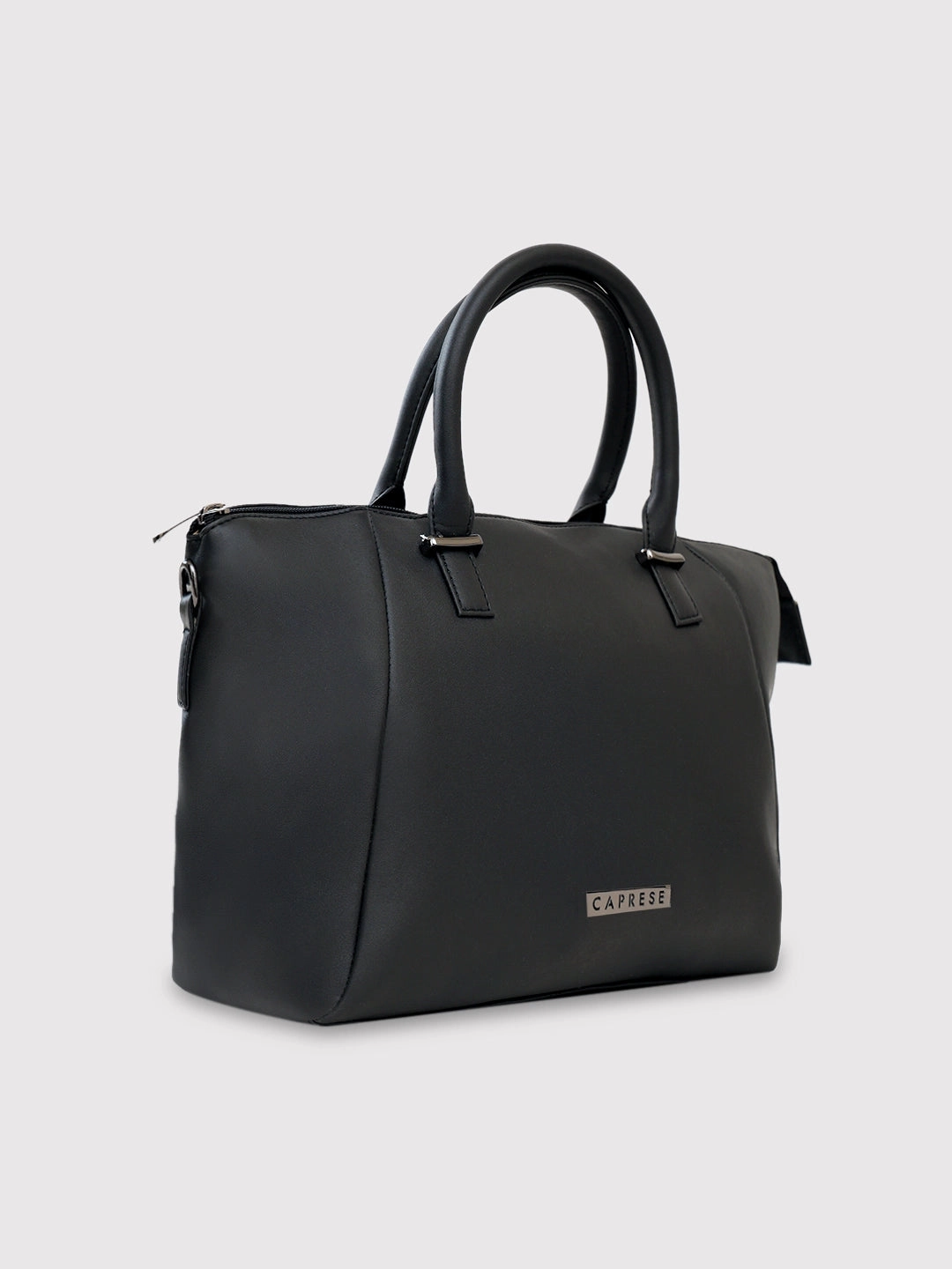 Caprese Jessy Small Black Satchel Bag