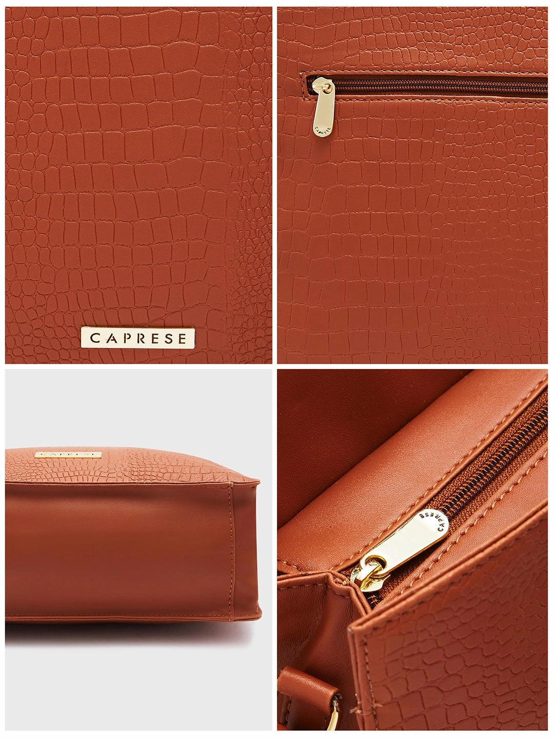 Caprese Jill Medium Brown Satchel Bag