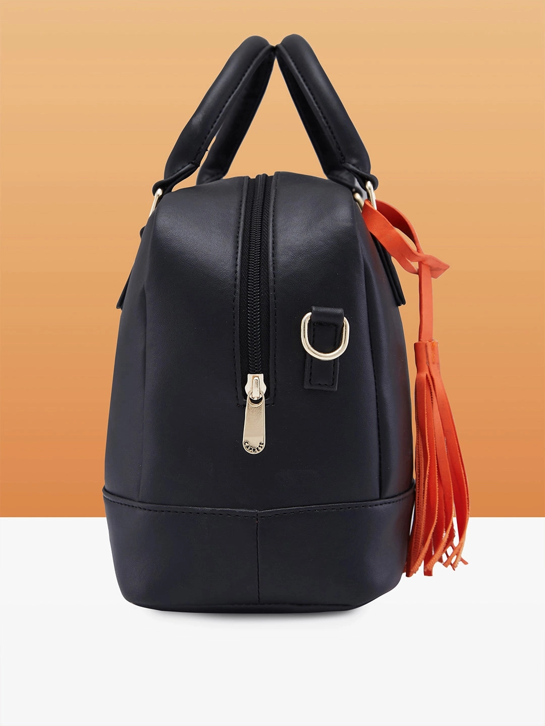Caprese Jones Small Black Satchel Bag