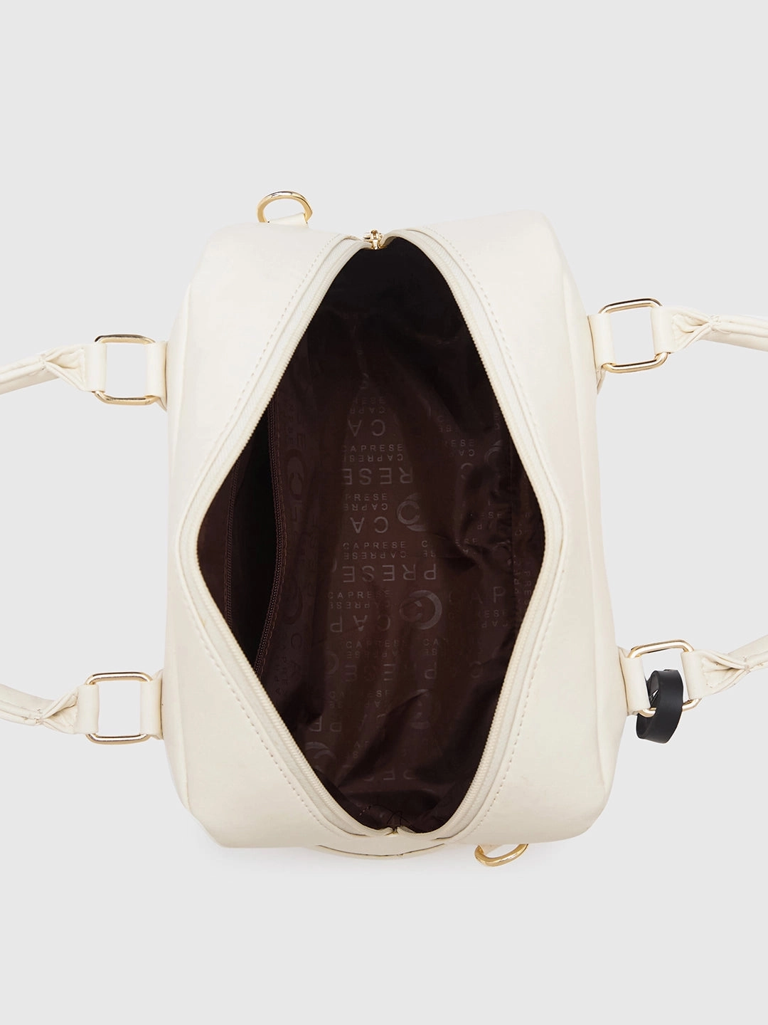 Caprese Jones Small Off White Satchel