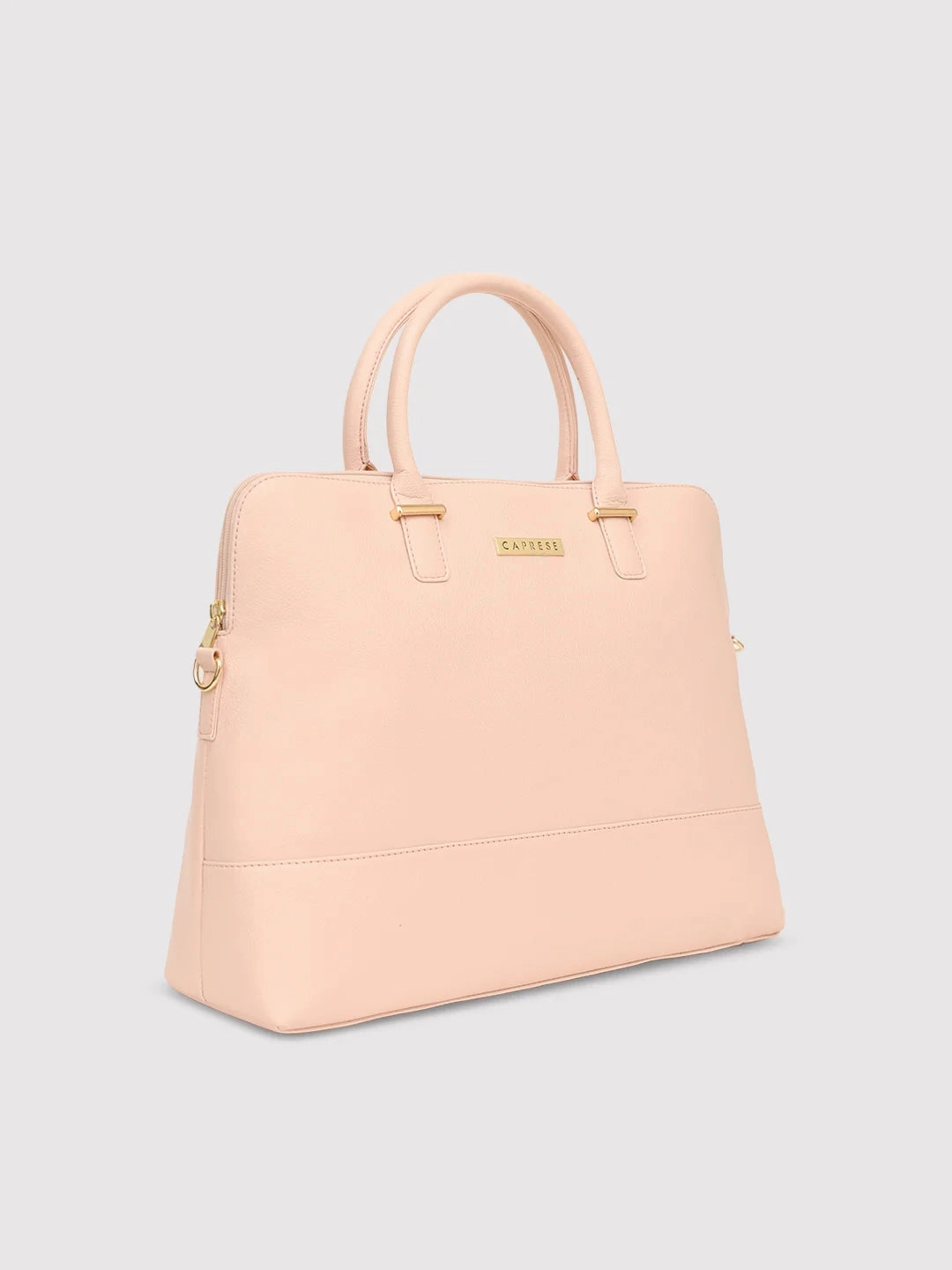 Caprese Lisa Medium Light Pink Satchel Bag