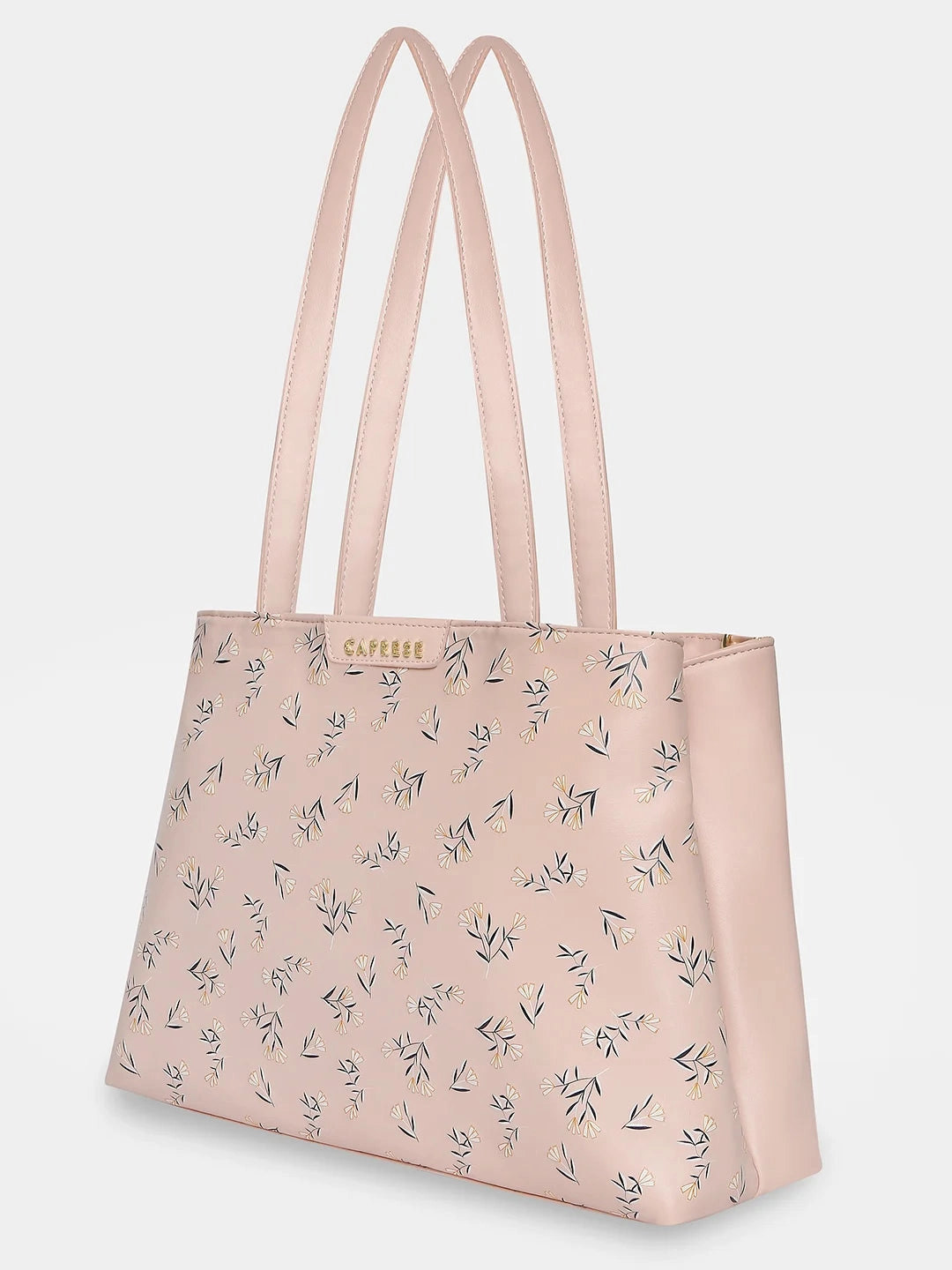 Caprese Merida Large Printed Blush Satchel Bag