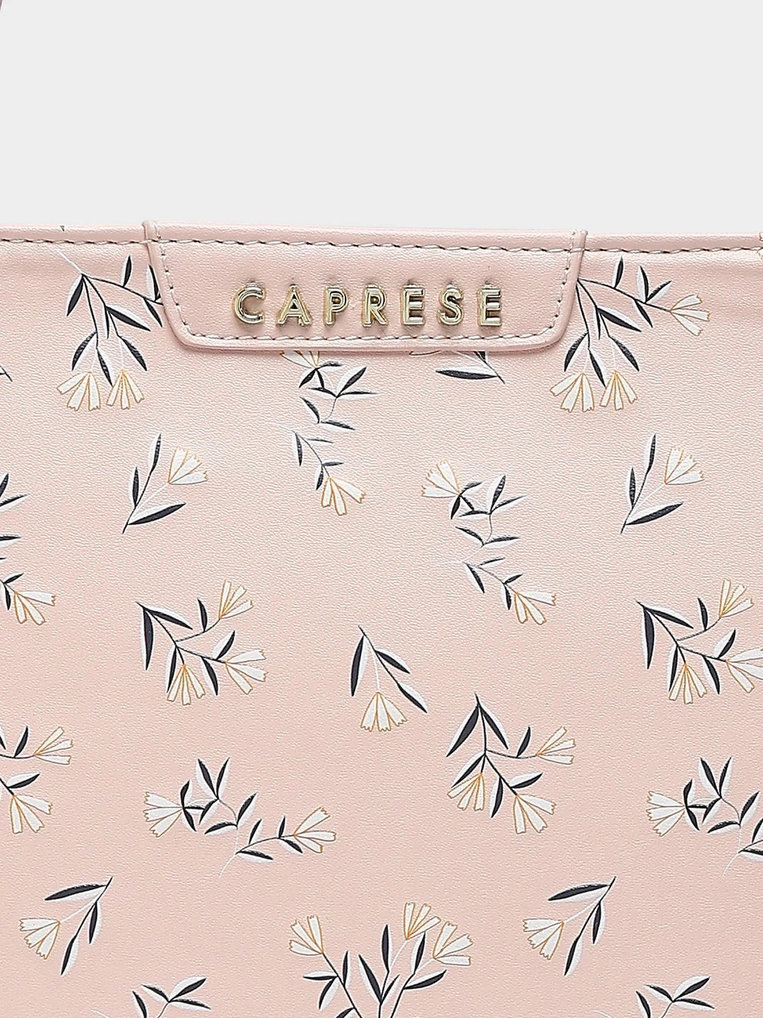 Caprese Merida Large Printed Blush Satchel Bag