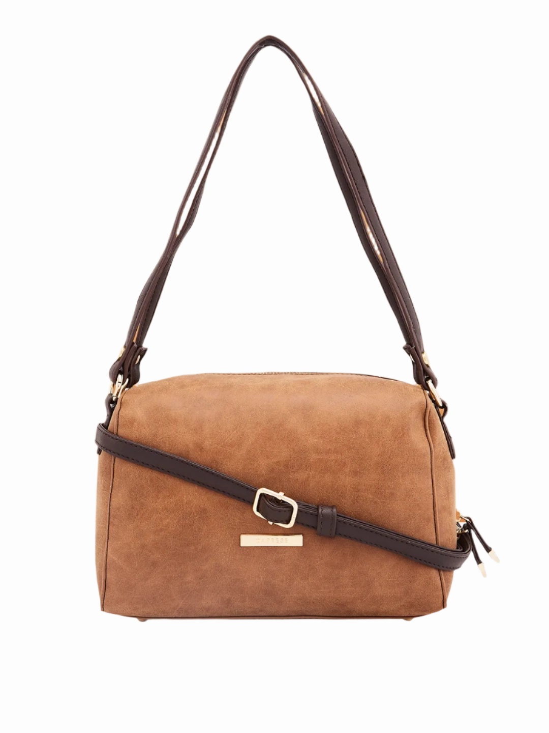 Caprese Merly Small Tan Satchel Bag