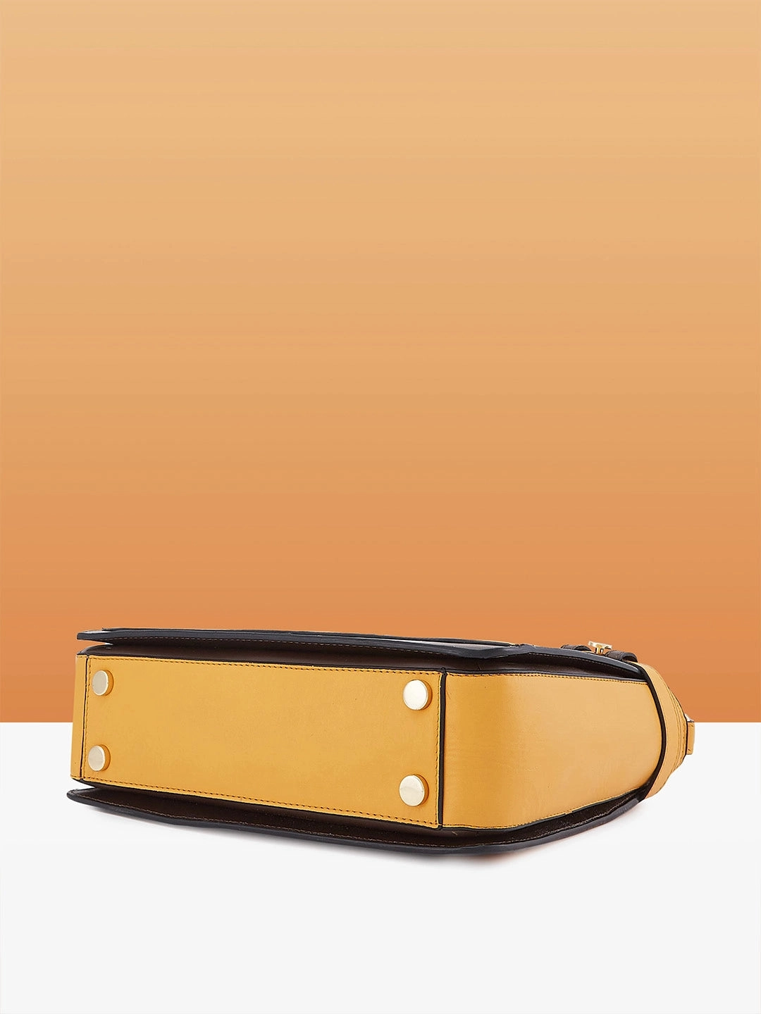 Caprese Minimal Formal Medium Yellow Satchel Bag