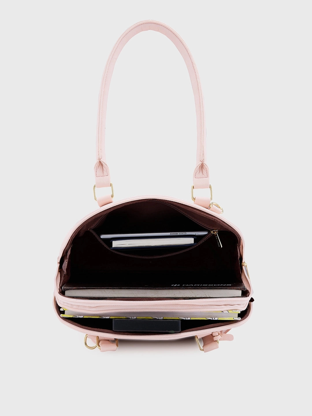 Caprese Montana Small Blush Satchel Bag
