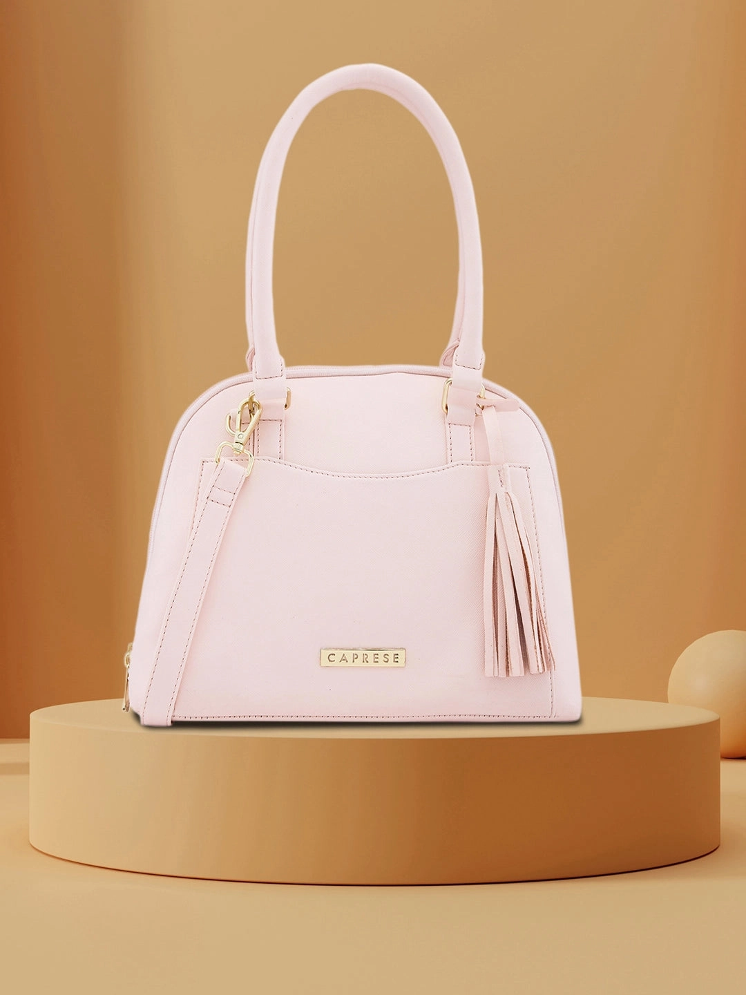 Caprese Montana Small Blush Satchel Bag