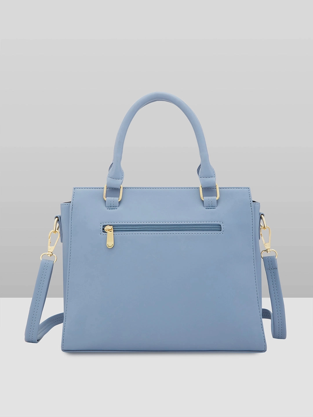 Caprese Myra Medium Blue Satchel Bag