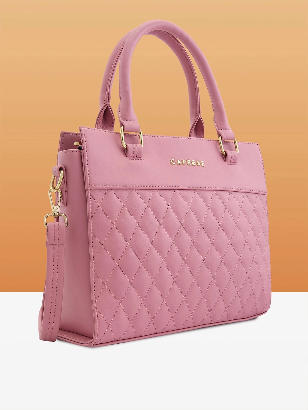 Caprese Myra Medium Pink Satchel Bag Bag