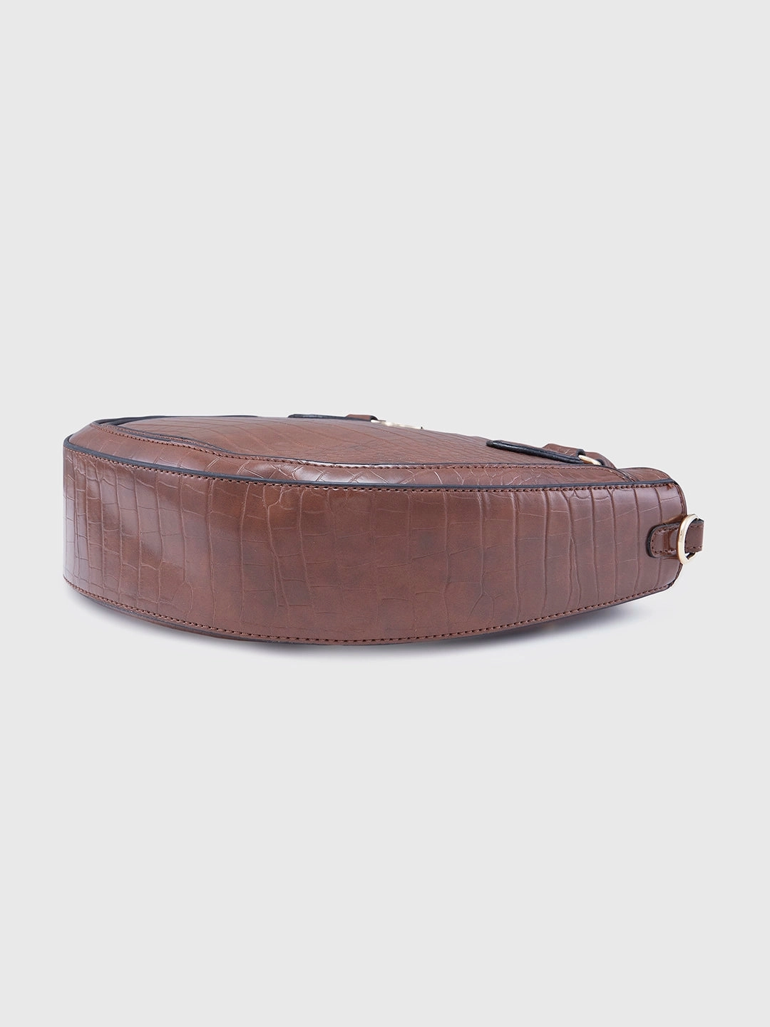 Caprese Nicole Small Brown Satchel Bag