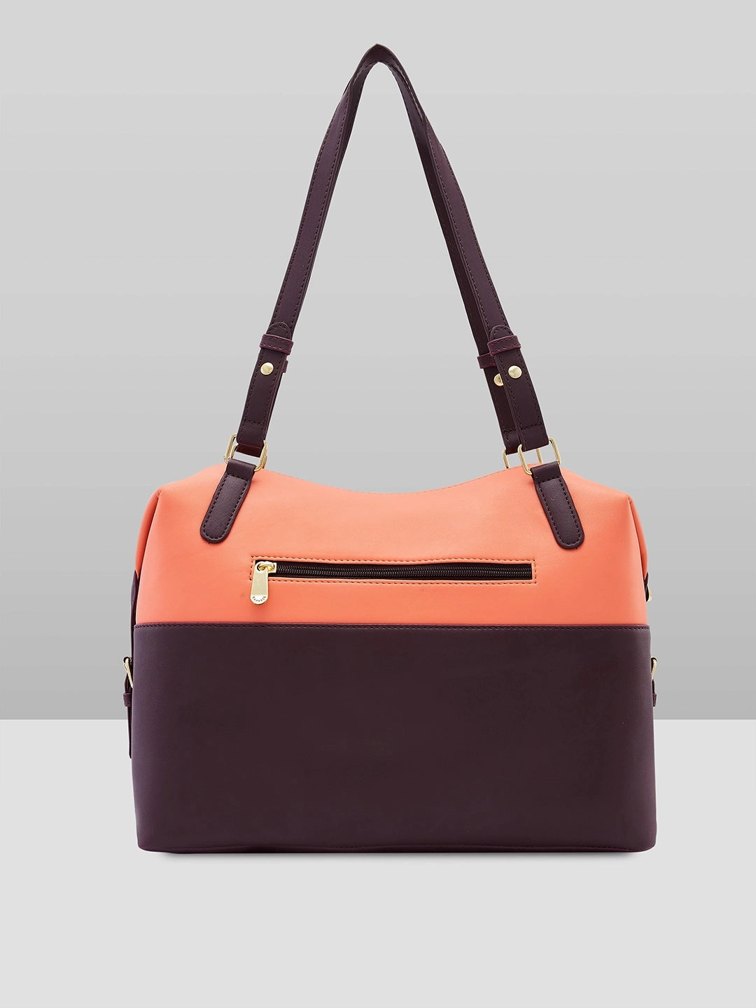Caprese Oona Large Choco Brown Satchel Bag